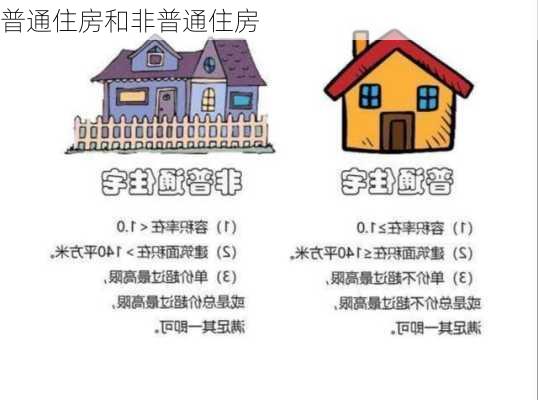 普通住房和非普通住房