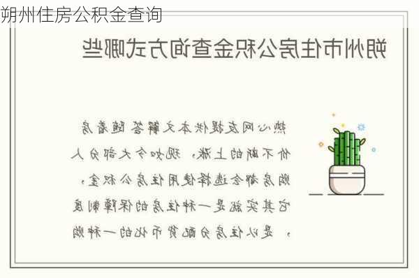 朔州住房公积金查询-第1张图片-隔壁装修网