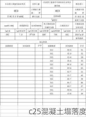 c25混凝土塌落度-第2张图片-隔壁装修网