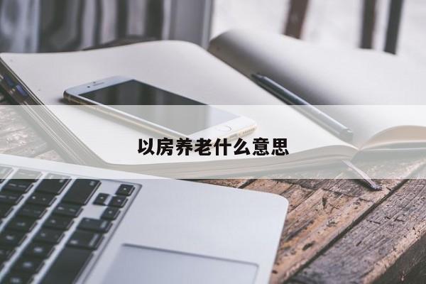 以房养老什么意思